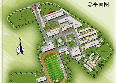 学校俯视图 学校俯视图