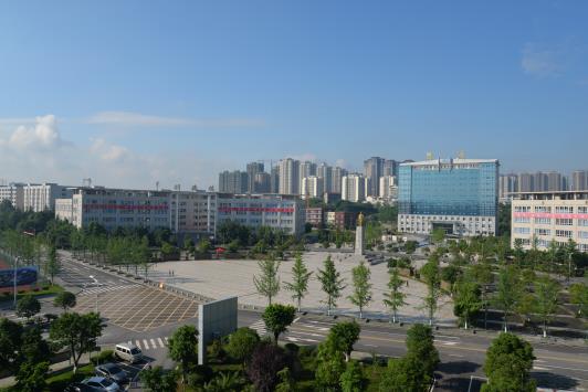 广安职业技术学院鸟瞰环境 广安职业技术学院鸟瞰环境