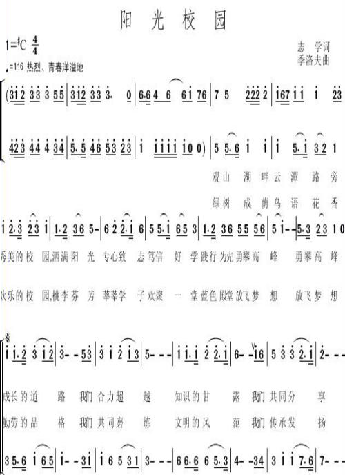 贵阳职业技术学院校歌 贵阳职业技术学院校歌