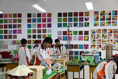 云南建设学校制作模型