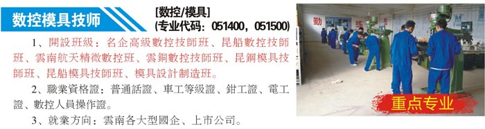 昆明市台湘科技学校数控
