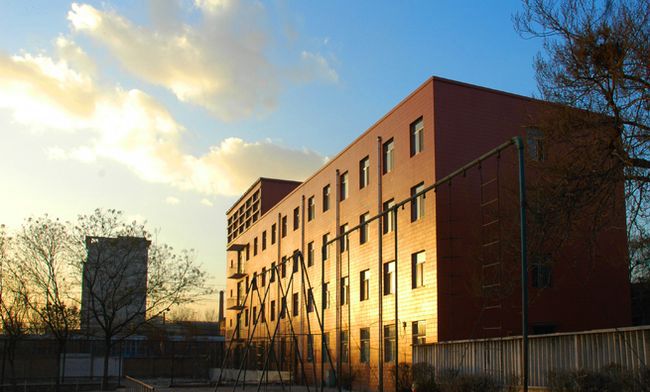 太原铁路机械学校白雪皑皑