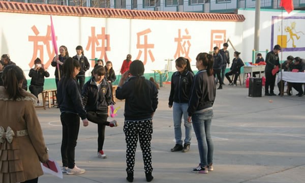 忻州市计算机高级职业中学军训
