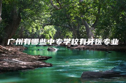 广州有哪些中专学校有牙医专业 广州有哪些中专学校有牙医专业