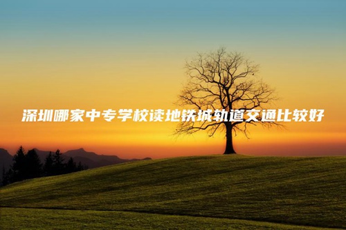 深圳哪家中专学校读地铁城轨道交通比较好 深圳哪家中专学校读地铁城轨道交通比较好