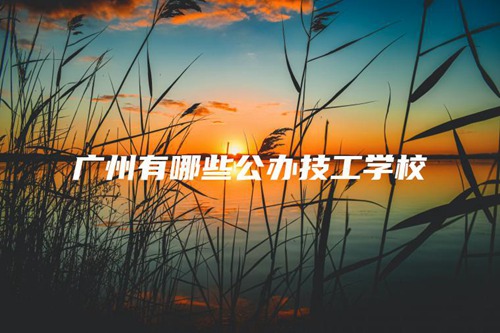 广州有哪些公办技工学校 广州有哪些公办技工学校
