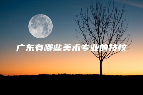 广东有哪些美术专业的技校 广东有哪些美术专业的技校