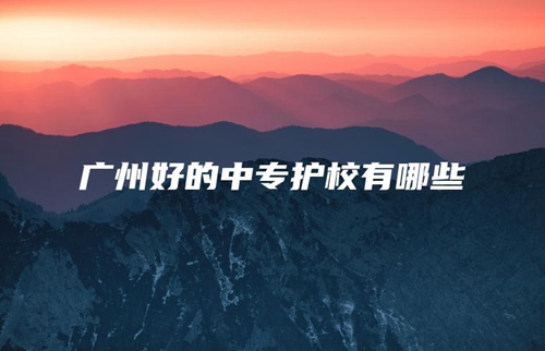 广州好的中专护校有哪些 广州好的中专护校有哪些