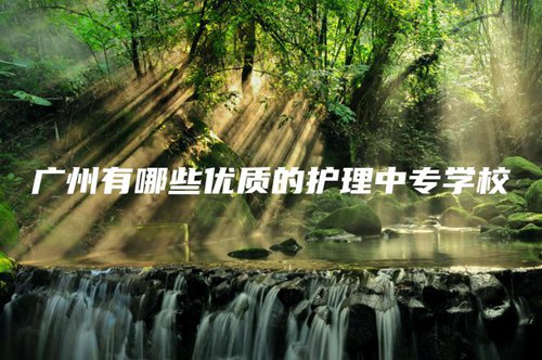 广州有哪些优质的护理中专学校