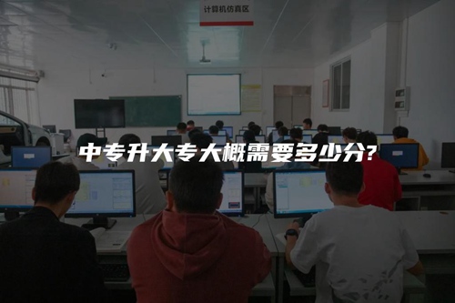 中专升大专大概需要多少分? 中专升大专大概需要多少分?
